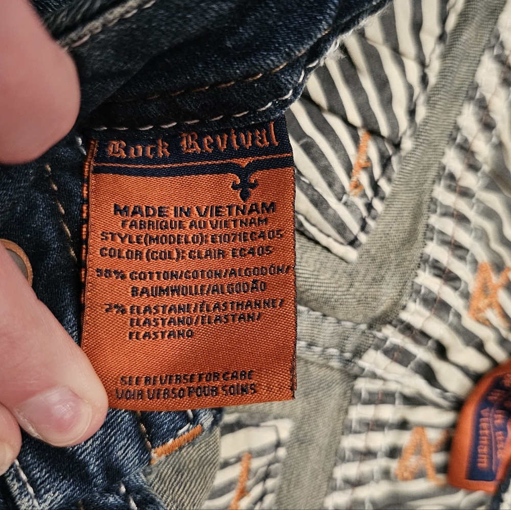 Rock Revival Clair Crop Size 32 - Picture 9 of 16